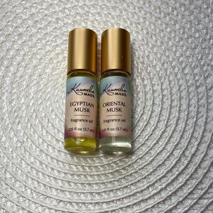 Kuumba made Egyptian Musk & Oriental Musk  fragrance oil .125 fl oz./3.7ml(each
